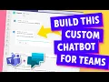 CREATE A CHATBOT for Microsoft Teams in 5 MINUTES with Power Virtual Agents