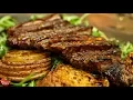 Download Lagu Best Steak and Potatoes! - Forest Cooking ASMR