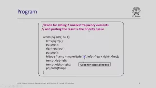CS213 2x S122 Huffman Coding Program IIT Bombay