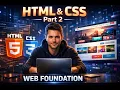 Web Development Roadmap 2026 - Part 2 HTML CSS Explained