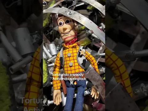 TORTURANDO A WOODY HASTA QUE HABLE... AHORA SPRINGTRAP? PARTE 4 #toystory #Tiktok #woody #horror