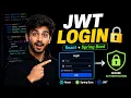 JWT Authentication React Spring Boot Full Stack Project with step by step guide