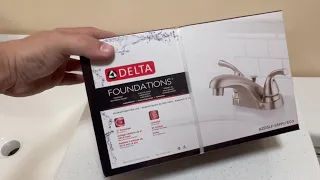 How to Install Delta Foundations Sink Faucet with Drain