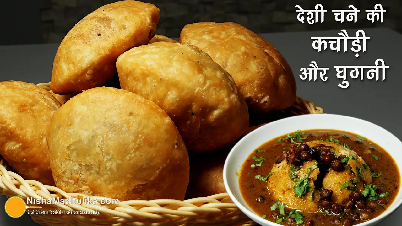           Traditional Sattu Kachori n Chane ki Ghugni