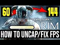 How to Unlock Framerate in Skyrim Anniversary Edition 2021 - Remove FPS Limit Fix Physics More