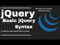 Basic jquery syntax