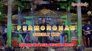sherly kdi adella permohonan om adella karaoke version no vocal
