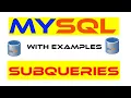 MySQL Queries and Subqueries Tutorial For beginners MySQL Server DBMS Training