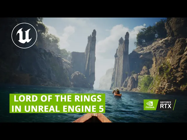 Lord Of The Rings | Unreal Engine 5 | 4K Fellowship River Scene