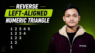 Left Aligned Reverse Number Pattern Secrets You Never Knew Using LOOPs JAVA
