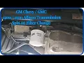 2500 3500 2017 Silverado Allison Transmission spin on filter change Chevy GMC