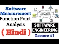 Software measurement and Function Point Analysis in Hindi Software Engineering Lectures