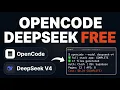 OpenCode DeepSeek Flash V4 Full App INSTANTLY FREE