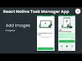 React Native Task Manager App Add All Project Related Images Download Free Code