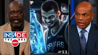 Inside The NBA | Refs couldn't save Thunder! - Shaq & Chuck on Wemby leads Spurs dominate SGA 118-91