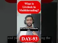 What is Livelock in Multithreading