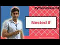 Nested if in python largest no from three nos vowel or consonent program in python class