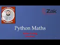 Python 20 Stepwise Maths Functions Module Level By ZAK