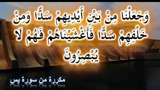 وجعلنا من بين ايديهم سدا ومن خلفهم سدا فأغشيناهم فهم لا يبصرون رقية شرعية كاملة لعلاج السحر والمس 
