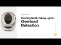 Troubleshooting the Flashing Red Yellow Lights Overload Detection Litter-Robot 3