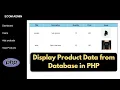 Display Product Data from Database in Admin Panel Using PHP PHP E-Commerce Project Tutorial