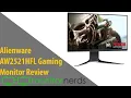 AW2521HFL Review Polished High Quality IP gaming monitor