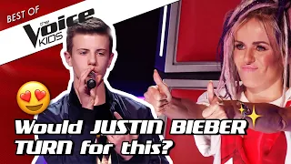 Download TOP 10 | AWESOME JUSTIN BIEBER covers in The Voice Kids 👏 MP3