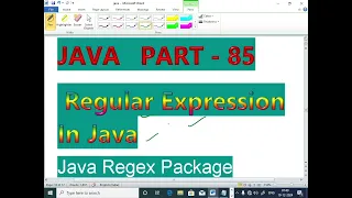 JAVA FULL COURSE Regular Expressions Regex Package Validate Password EnhanceCodeLearning