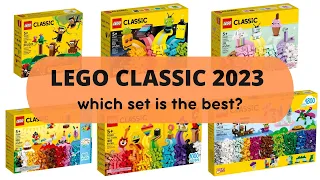 LEGO CLASSIC 2023 Review and Comparison Lego 11027 11028 11029 11030 11031 11033 ideas