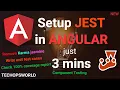Setup JEST in Angular in 3 mins tutorial write unit test cases check code coverage report