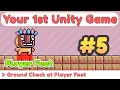 Perfect Ground Check for any 2D 3D games Unity Visual Scripting Basic Tutorial - Part 5