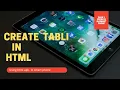 How to create table or mark sheet in HTML program easily add table or mark sheet in HTML program