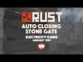 Auto closing Stone Gate - Electricity guide