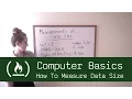 Computer Basics 5 How To Measure Data Size