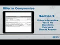 How to Complete Form 433-A OIC - Section 9 Other Information