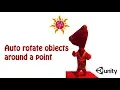 Rotating objects around a point - Unity