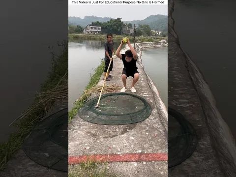 তরমুজ দিয়ে মাছ ধরার নতুন পদ্ধতি 😱 #shorts #viral #amazing #facts
