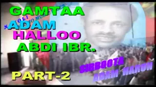 HALLO ADAM ABDI PART 2 BEST POPULAR OROMO MUSIC 