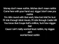 Lagu French Montana Aint worried bout nothing lyrics ( Lyrics Video)