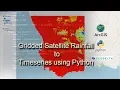 Download and Convert CHIRPS Gridded Satellite Rainfall Data into Time Series using Python