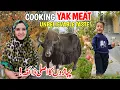 Download Lagu We Cooked Real Mountain Yak Meat! Unbelievable Organic Taste from Gilgit 🏔️🍖| Mountain Village Vlog 