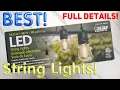 The BEST LED String Lights FEIT Electric 48 ALL YOU NEED TO KNOW DEMO