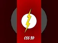 3D Flash Logo made in HTML CSS SVG and Javascript jmc23id