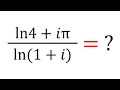 Simplifying Complex Logarithms