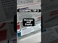Ozempic Tip 3 Storage and Expiry