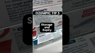 Ozempic Tip 3 Storage and Expiry