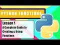 Python FUNCTIONS for Beginners - Lesson 1