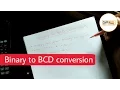 Hindi Binary to BCD conversion In easy way