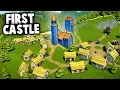 Building our FIRST CASTLE Defending the Realm Foundation Gameplay Ep 2