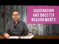 VACCINATION AND BOOSTER REQUIREMENTS in Your Facility Tuesdays with Tom 2022